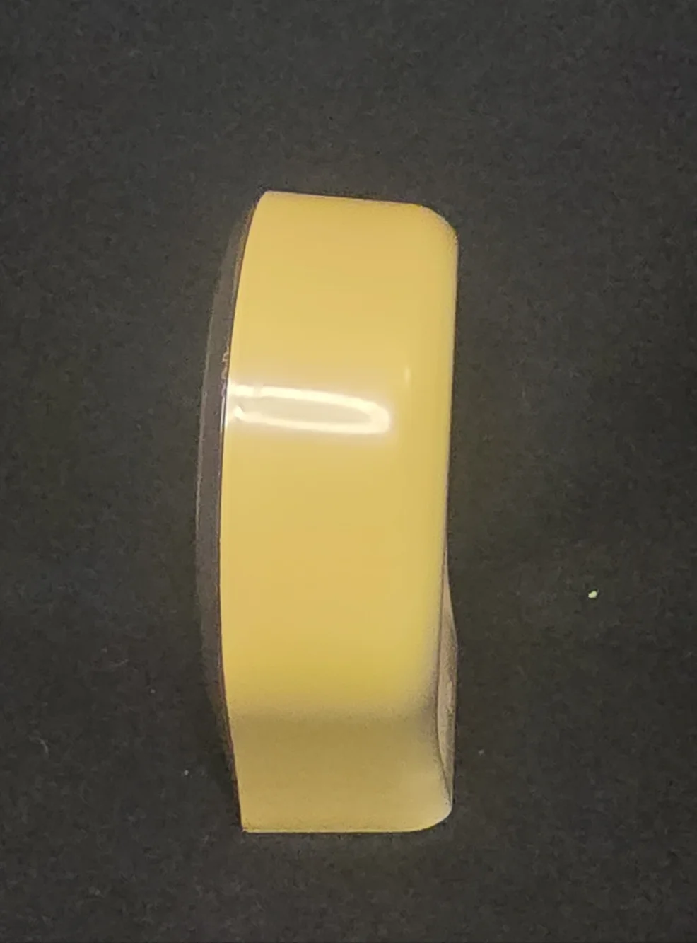Advance Yellow Clock with Aqua Numerals